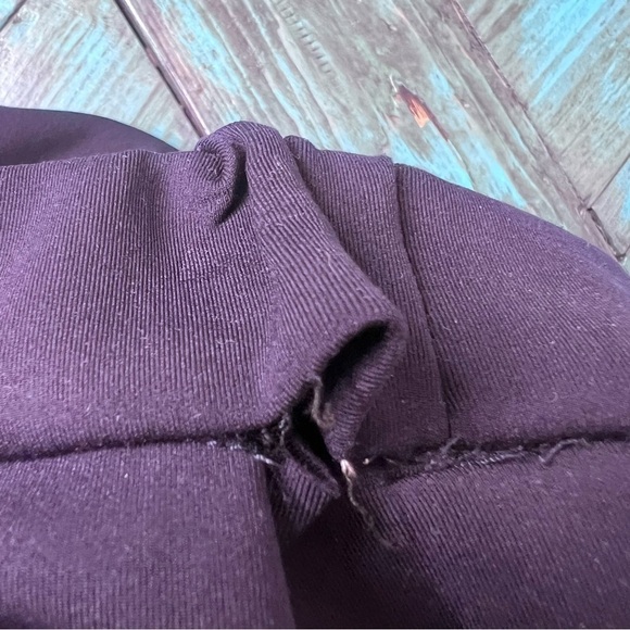 Torrid Stretch Woven Belted Straight Leg Trouser Pant - Raisin Brown Size 12 - Picture 10 of 14